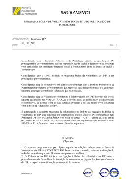 30 10 2013 Considerando que o Instituto Polit&eacute;cnico de Portalegre