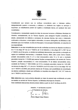 MUNICIPIO DE ALMEIRIM Considerando que sempre que se