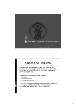 Endnote - Universidade do Porto