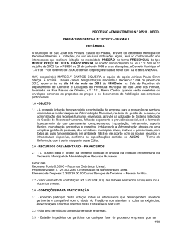 DECOL PREG&Atilde;O PRESENCIAL N.&ordm; 87/2012 &ndash; SERMALI