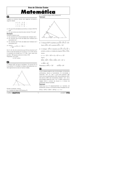 Matemática - Curso Objetivo