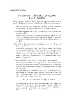 3&ordm; Teste resolvido