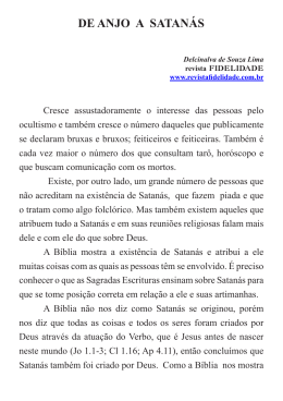 DE ANJO A SATAN&Aacute;S