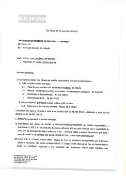 Pedido de esclarecimento no. 1