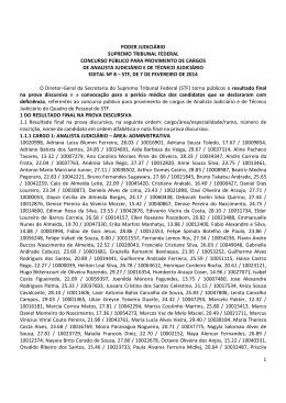 Resultado final na prova discursiva e convoca&ccedil;&atilde;o