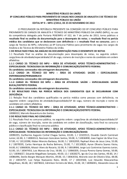 Edital n&ordm; 9 MPU 2/2013, de 25 de novembro de 2013