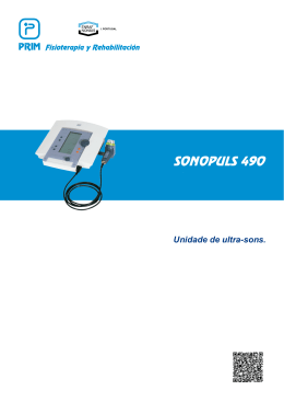 Promoção SONOPULS 490 + Marquesa Manuxelect