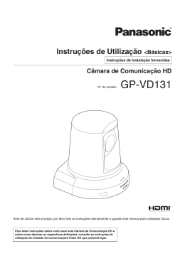 Instruções de Utilização