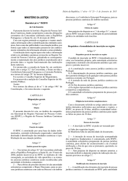 648 MINISTÉRIO DA JUSTIÇA - Instituto dos Registos e Notariado