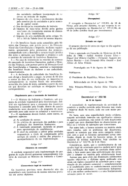Decreto-Lei n.° 252/86 de 25 de Agosto
