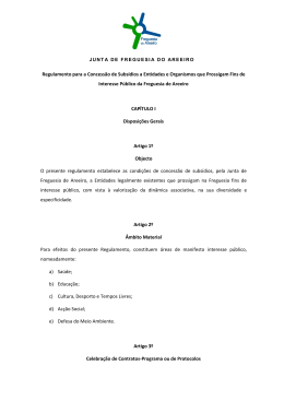do documento - Junta de Freguesia do Areeiro