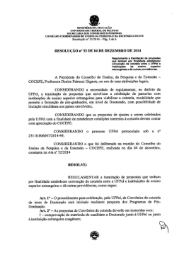 Resolução nº 033 2014 COCEPE
