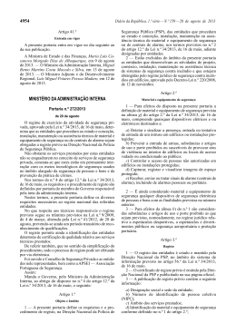 4954 MINIST&Eacute;RIO DA ADMINISTRA&Ccedil;&Atilde;O INTERNA
