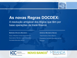 As novas Regras DOCDEX: A resolu&ccedil;&atilde;o amig&aacute;vel dos