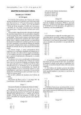 Decreto-Lei n.º 157/2015