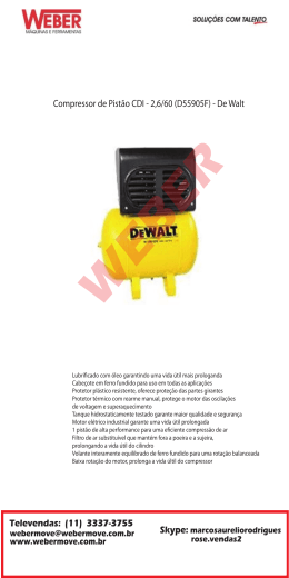Compressor de Pistão CDI - 2,660 (D55905F)
