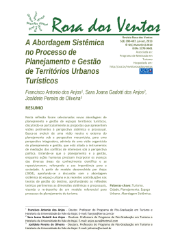 A Abordagem Sist&ecirc;mica no Processo de Planejamento e