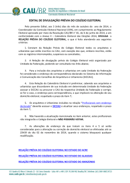 edital de divulga&ccedil;&atilde;o pr&eacute;via do col&eacute;gio eleitoral