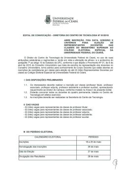 UNIVERSIDADE ç FEDERAL Do CEARA