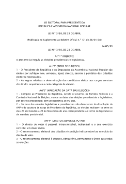 Guinea-Bissau : Law 3 (on Election) 1998