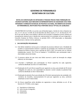 governo de pernambuco secretaria de cultura