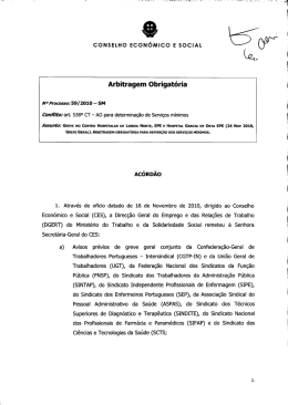 59/2010_SM - Conselho Económico e Social