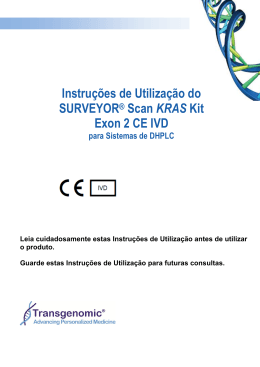 Instru&ccedil;&otilde;es de Utiliza&ccedil;&atilde;o do SURVEYOR&reg; Scan