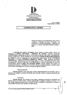 l - Tribunal de Justi&ccedil;a de Santa Catarina