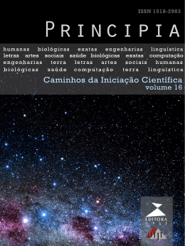 Principia Vol. 16 - Universidade Federal de Juiz de Fora