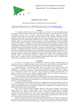 Uberaba, MG &ndash; 18 a 23 de agosto de 2013