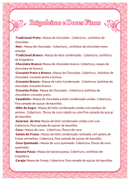 Cardápio - João e Maria Festeira