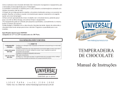 Clique para ver o Manual Completo da Temperadeira de Chocolate