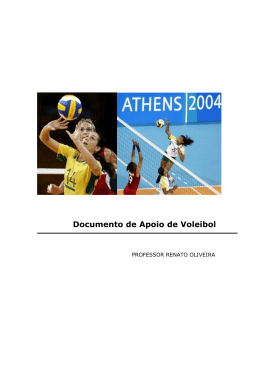 Documento de Voleibol - Bem Vindo ao site
