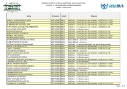 PROCESSO SELETIVO N&ordm; 253 de 20/07/2015