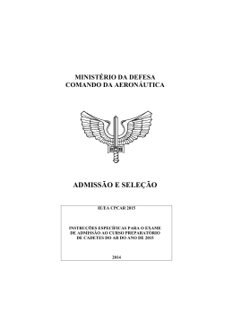 Edital - For&ccedil;a A&eacute;rea Brasileira