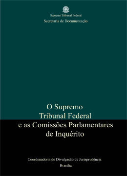 Comissões Parlamentares de Inquérito