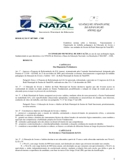 CME - Prefeitura Municipal do Natal