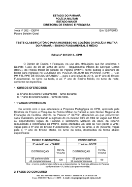 Edital CPM 2013-2014 PMPR
