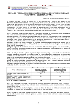 Leia o regulamento