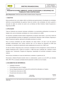 DO-MRS-0003 - Requisitos SMS para Contratadas