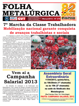 folha 278 março.cdr - Porto Alegre - Sindicato dos Metalúrgicos de