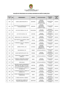 portaria processos outorgados ? abril 2014