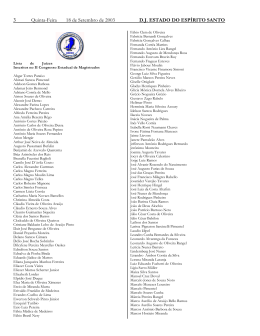 3 Quinta-Feira 18 de Setembro de 2003 D.J. ESTADO DO ESPÍRITO