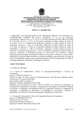 Abertura Edital
