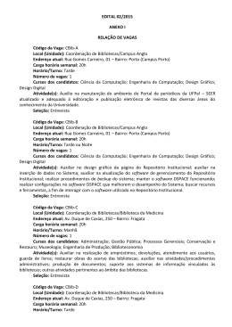 Anexo I – Edital 02/2015 - WordPress Institucional