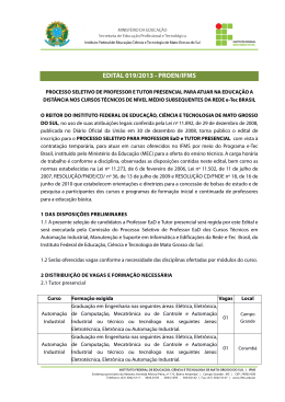 EDITAL 019/2013