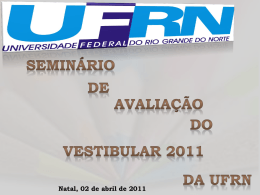 Desempenho das escolas - Comperve