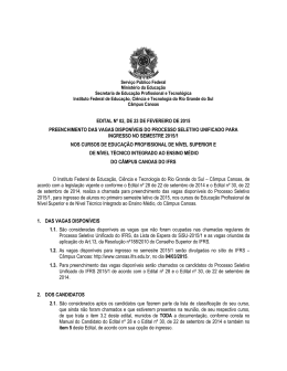 edital n&ordm; 02, de 23 de fevereiro de 2015 preenchimento das