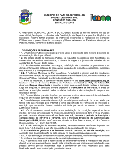 Edital n&ordm; 01/2015