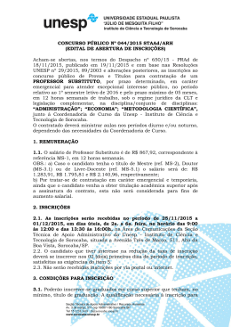 abertura de concurso p&uacute;blico